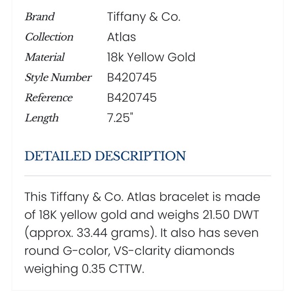 Tiffany & Co. Atlas Pierced Hinged Diamond Bracelet - Picture 13 of 14